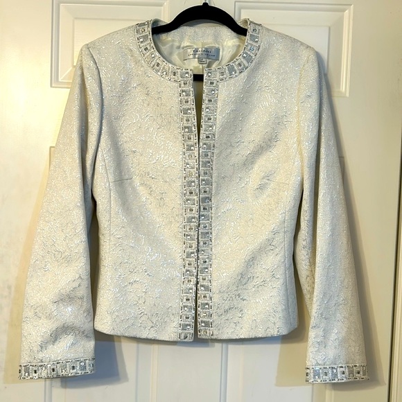 Tahari ASL Jackets & Blazers - NWOT Tahari ASL beaded formal blazer, size 12